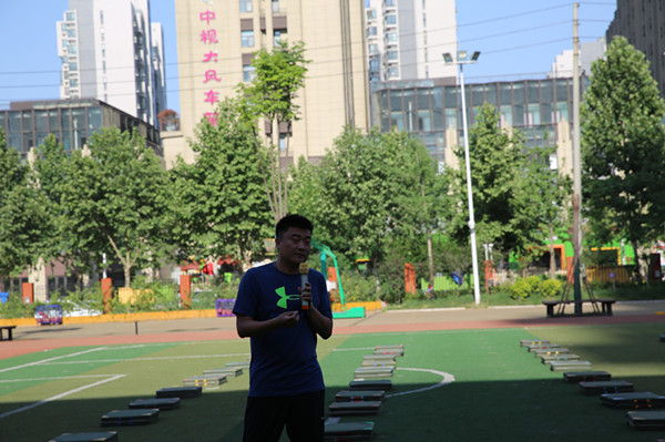 郑州市体育教研员朱煦老师讲话