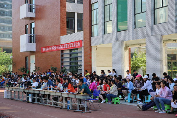 郑州市各区县体育教研员和一线教师共同观摩
