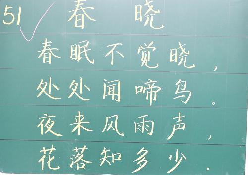 练习粉笔字夯实基本功