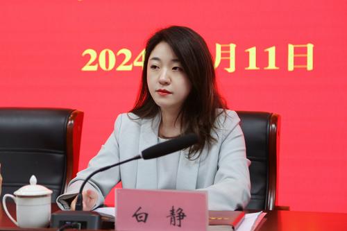 5.郑东新区教文体局党委委员、副局长白静讲话